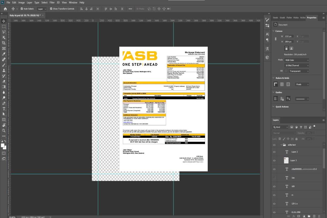 Modèle Word et PDF de relevé hypothécaire de la Banque ASB de Nouvelle , Zélande template Modèle Word et PDF de relevé hypothécaire de la Banque ASB de Nouvelle , Zélande template